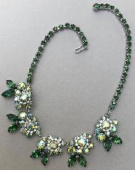 Green Navettes Necklace