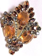 Topaz Oval Brooch