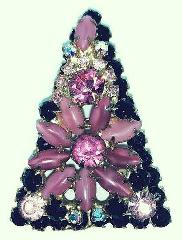 Pink Cabochons Pin Pendant