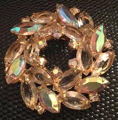 AB Navettes Brooch