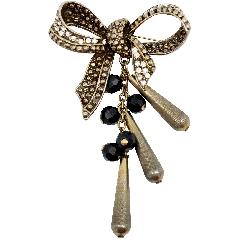 Clear Chatons Only Brooch