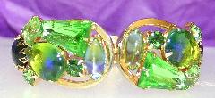 Green Keystones Multi-Color/Shaded Bracelet Clamper