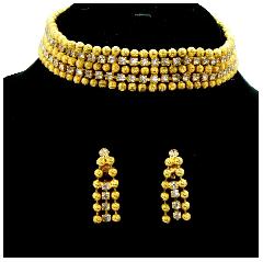 Clear Chatons Only Necklace