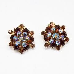 Topaz Chatons Only Earrings Clip