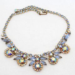 Blue Navettes Necklace