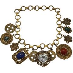 Cabochons Plastic Necklace