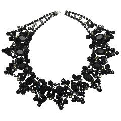 Black (jet) Oval Necklace