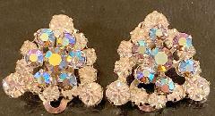 Clear Chatons Only Earrings Clip