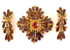 Topaz Spear Brooch