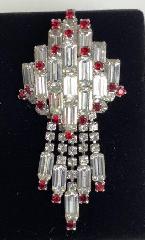 Clear Baguettes Pin Pendant
