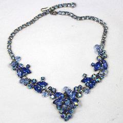 Blue Navettes Necklace