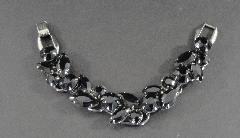 Hematite Navettes Bracelet 5 Link