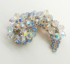 Blue Chatons Only Brooch
