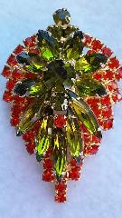 Fall Navettes Pin Pendant