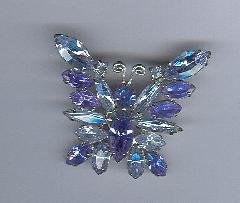 Blue Navettes Pendant