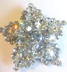 Clear Chatons Only Brooch