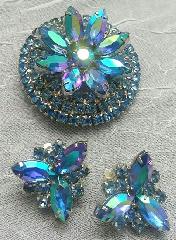 AB Navettes Earrings Clip
