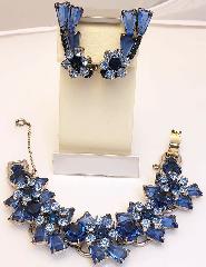 Blue Keystones Bracelet 5 Link