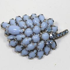 Blue Cabochons Brooch