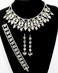 Clear Baguettes Necklace