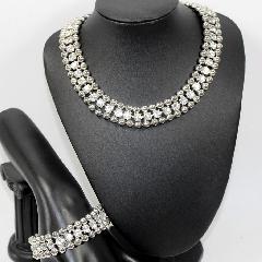 Clear Chatons Only Bracelet Flat Push In