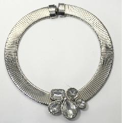 Clear Pear Necklace
