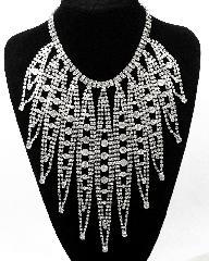 Clear Chatons Only Necklace