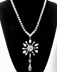 Clear Pear Necklace