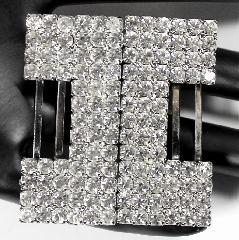 Clear Chatons Only Belt Buckle