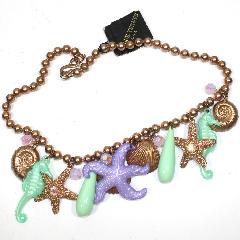 Multiple Colors Plastic Necklace