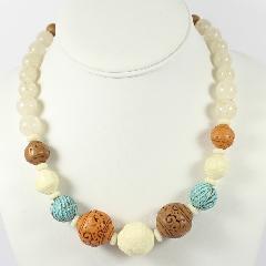 Turquoise Plastic Necklace