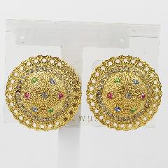 Pastel Chatons Only Earrings Clip