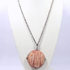 Pink Plastic Pendant