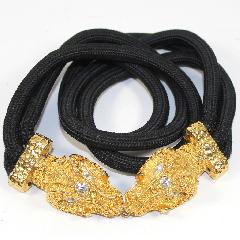 Black (jet) Chatons Only Belt