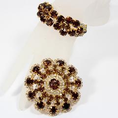 Topaz Chatons Only Brooch