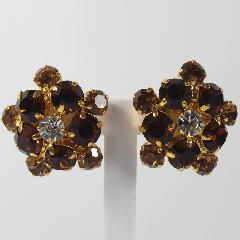 Topaz Chatons Only Earrings Clip