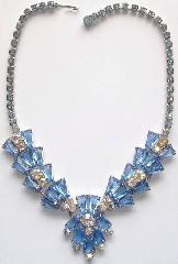 Blue Keystones Necklace