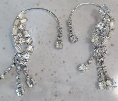 Clear Square Earrings Wire