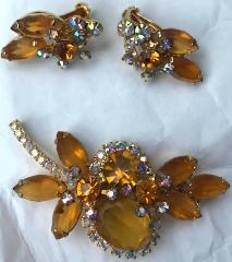 Topaz Oval Brooch