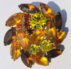 Fall Navettes Brooch