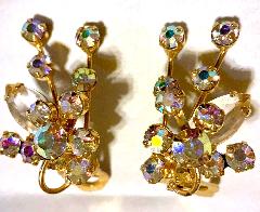 AB Navettes Earrings Clip