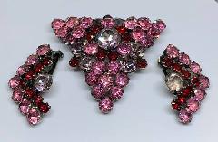 Pink Chatons Only Brooch