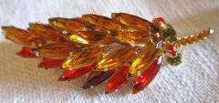 Fall Navettes Brooch