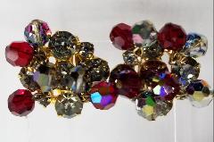 Gray (black Diamond) Chatons Only Earrings Clip