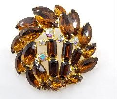 Topaz Baguettes Brooch