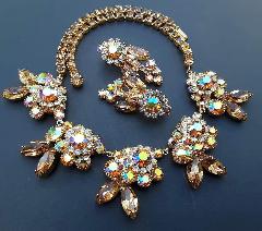 Topaz Navettes Earrings Clip