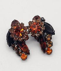 Topaz Navettes Earrings Clip