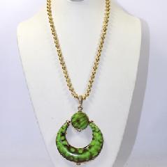 Green Plastic Necklace