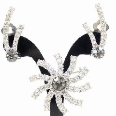 Clear Chatons Only Brooch