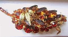 Topaz Navettes Brooch